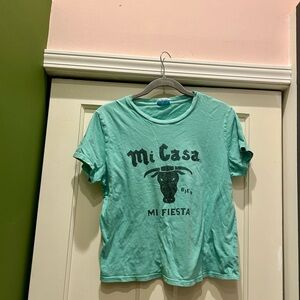 MOTHER Aqua Graphic Tee